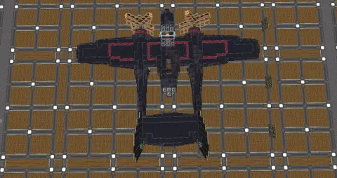 Northrop P-61 Black Widow style aircraft with twin-boom silhouette, central fuselage, broad wings, tail detail, and Aeronautics parts.