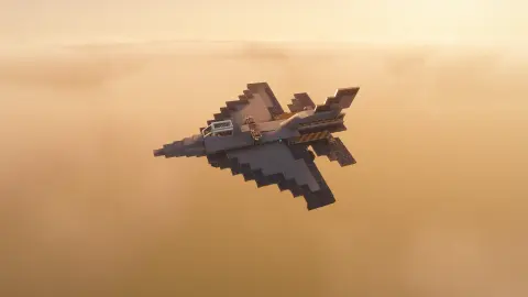 Create Aeronautics fighter jet with Gray Sail, Light Gray Sail, Gray Symmetric Sail, Copycat Slope Layer, Light Gray Wool, Copycat Layer, Andesite Encased Shaft, and Gearbox, visible proportions, and a 28 x 10 x 23 schematic footprint.